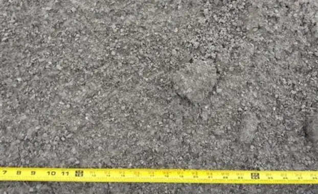 Block Material crushed limestone, 1/8" minus
